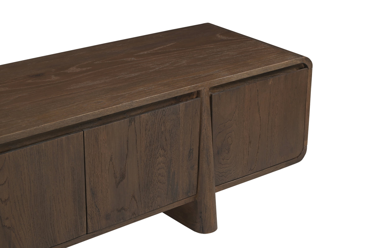 TV cabinet BARNEY 180x50x50cm brown