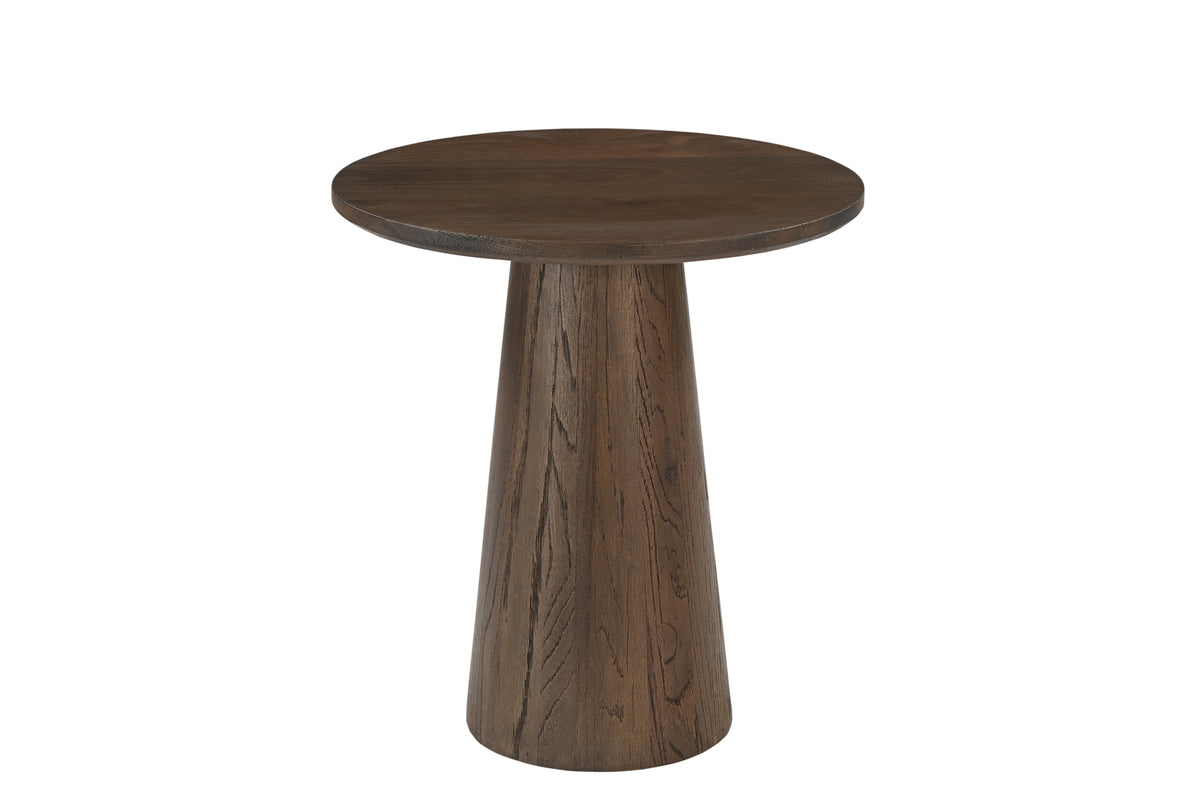 Side table BARNEY Ø45x50cm brown