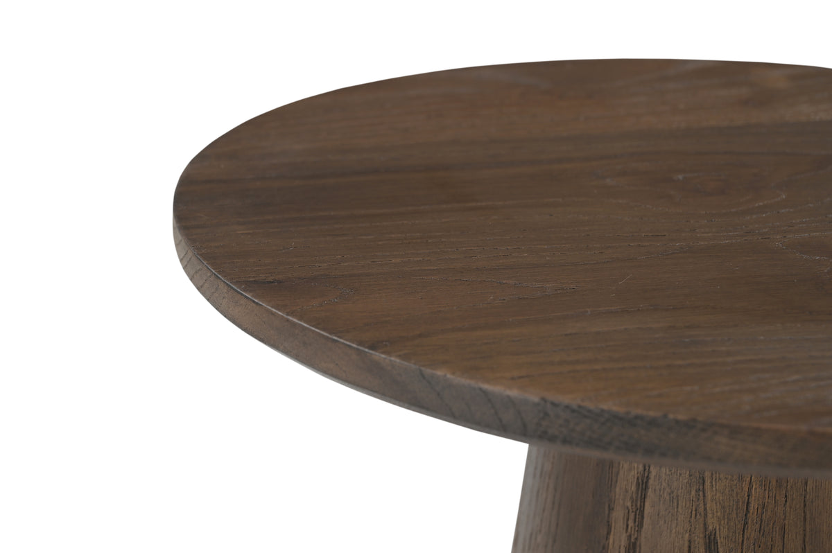 Side table BARNEY Ø45x50cm brown