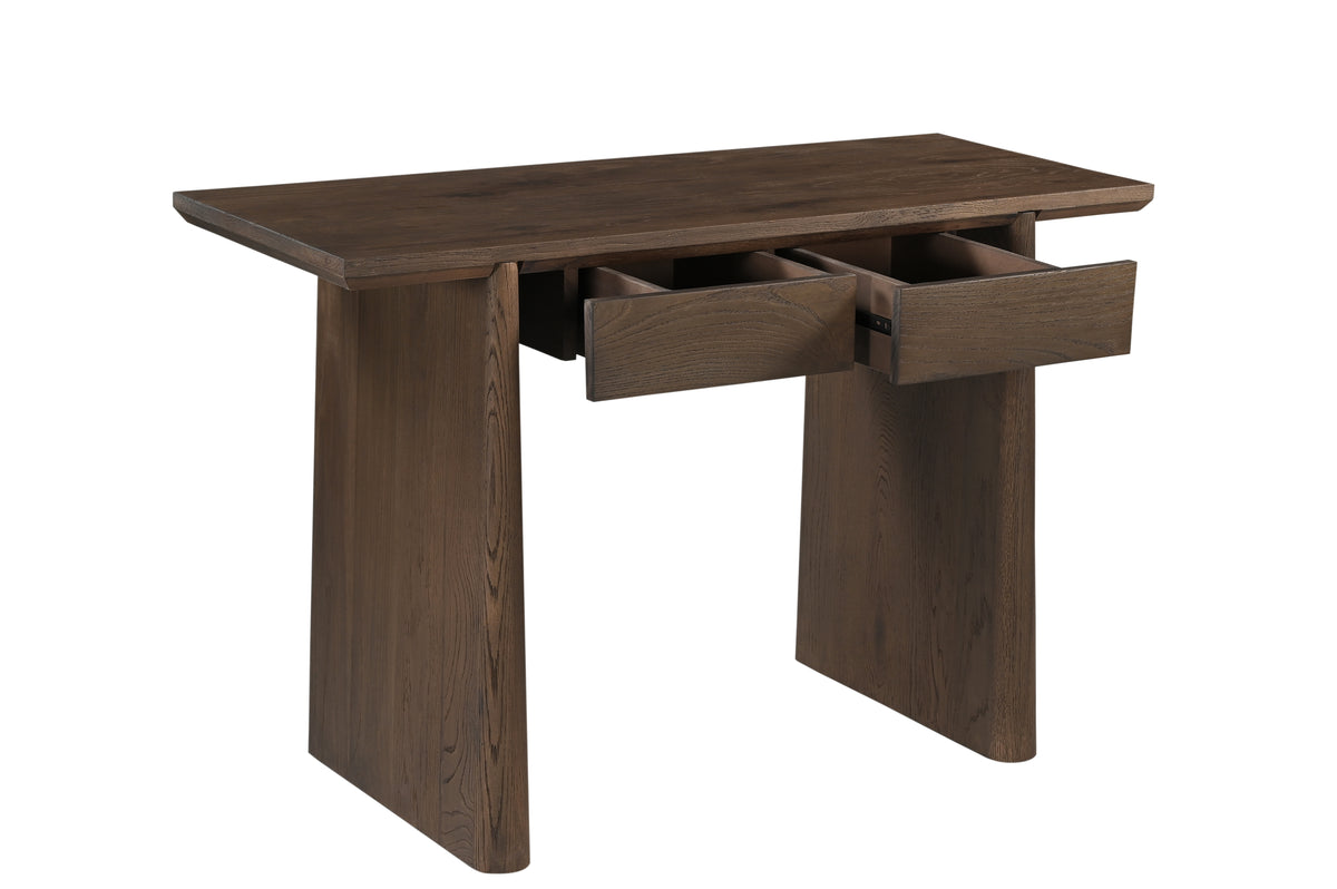 Desk BARNEY 124x50x79cm brown