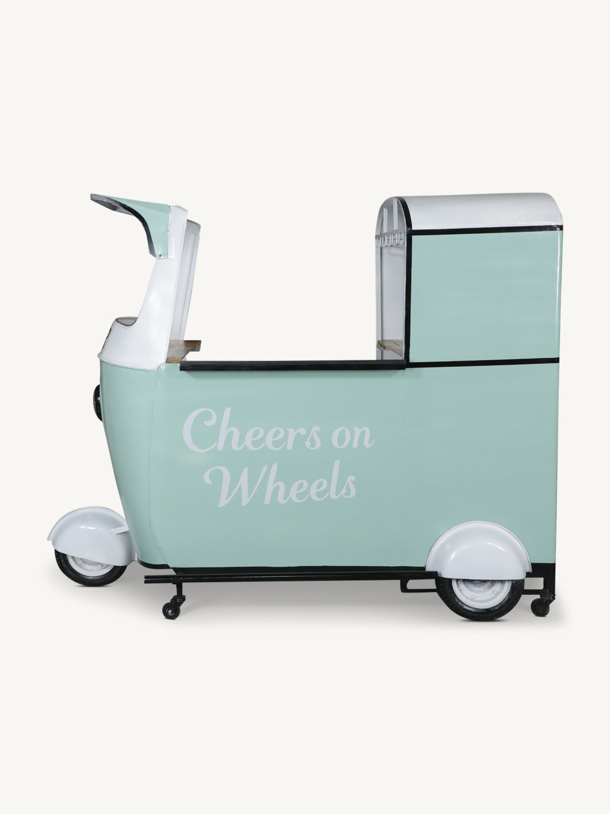 Bar tuk tuk MEHOM w/granite top 215x113x172cm green