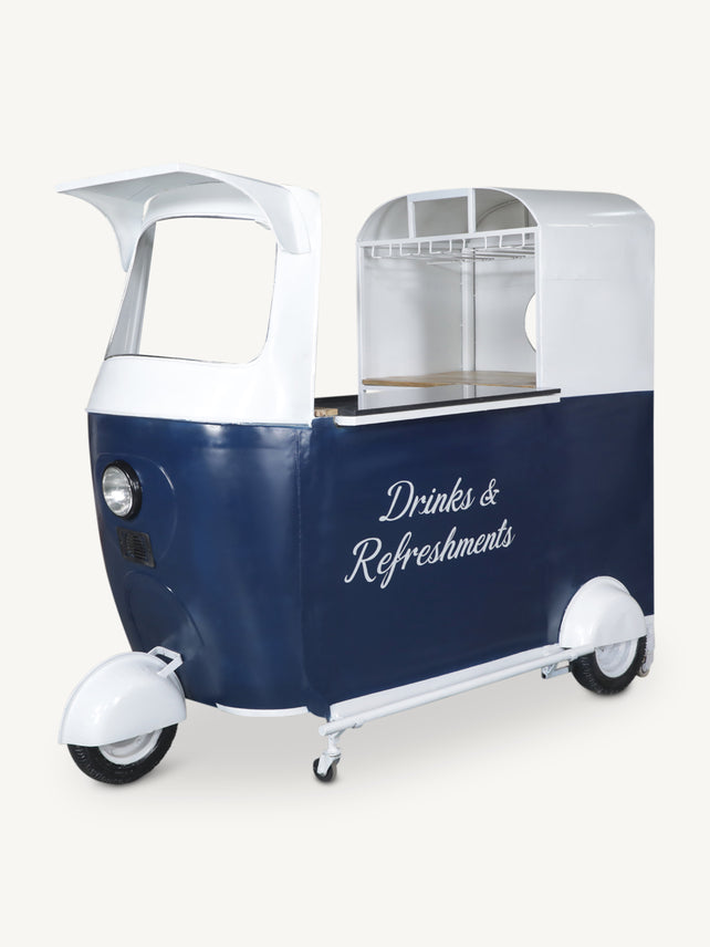 Bar tuk tuk MEHOM w/granite top 215x113x172cm navy