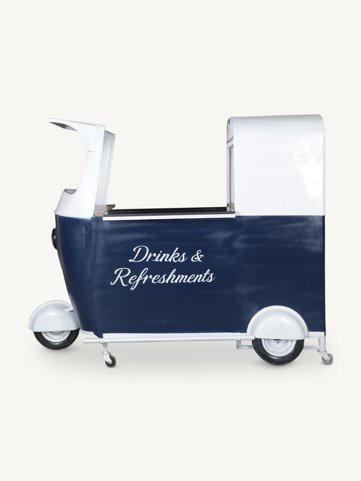 Bar tuk tuk MEHOM w/granite top 215x113x172cm navy