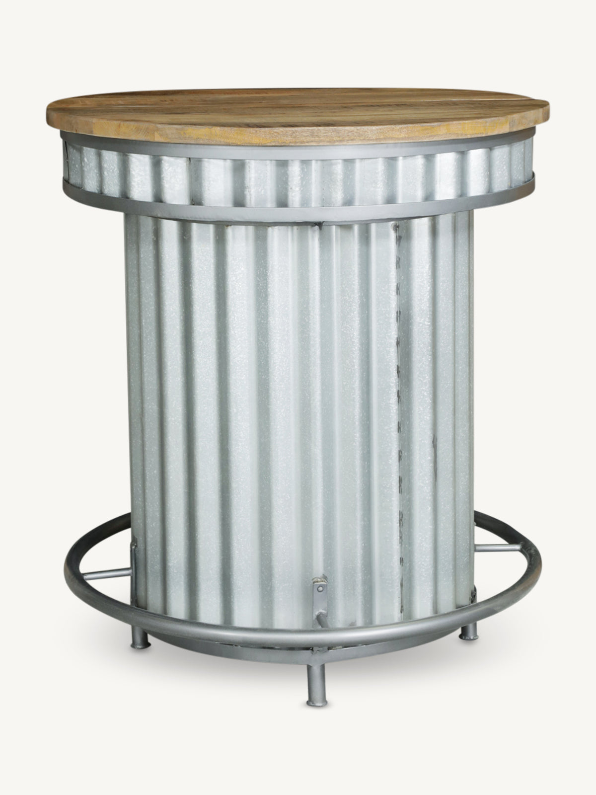 Bistrotabtes LOFT w/storage Ø94x107cm silver