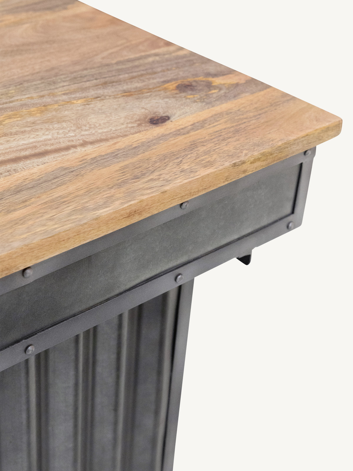 Bar NOOK 180x68x109cm silver