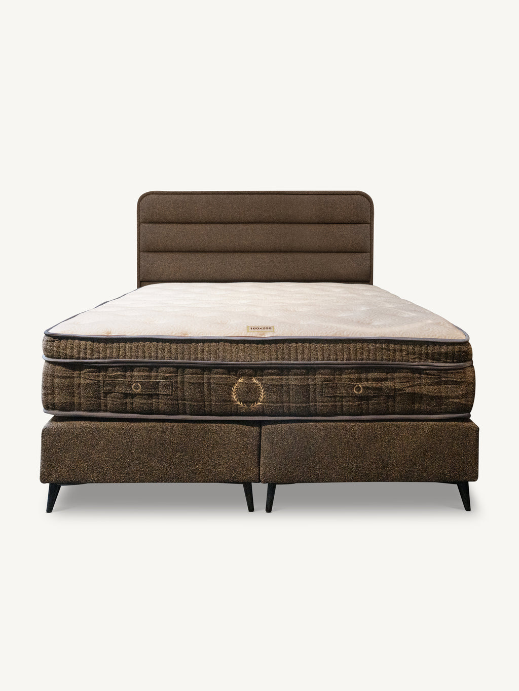 Boxspring SERENITY 140x200cm roasted coffee