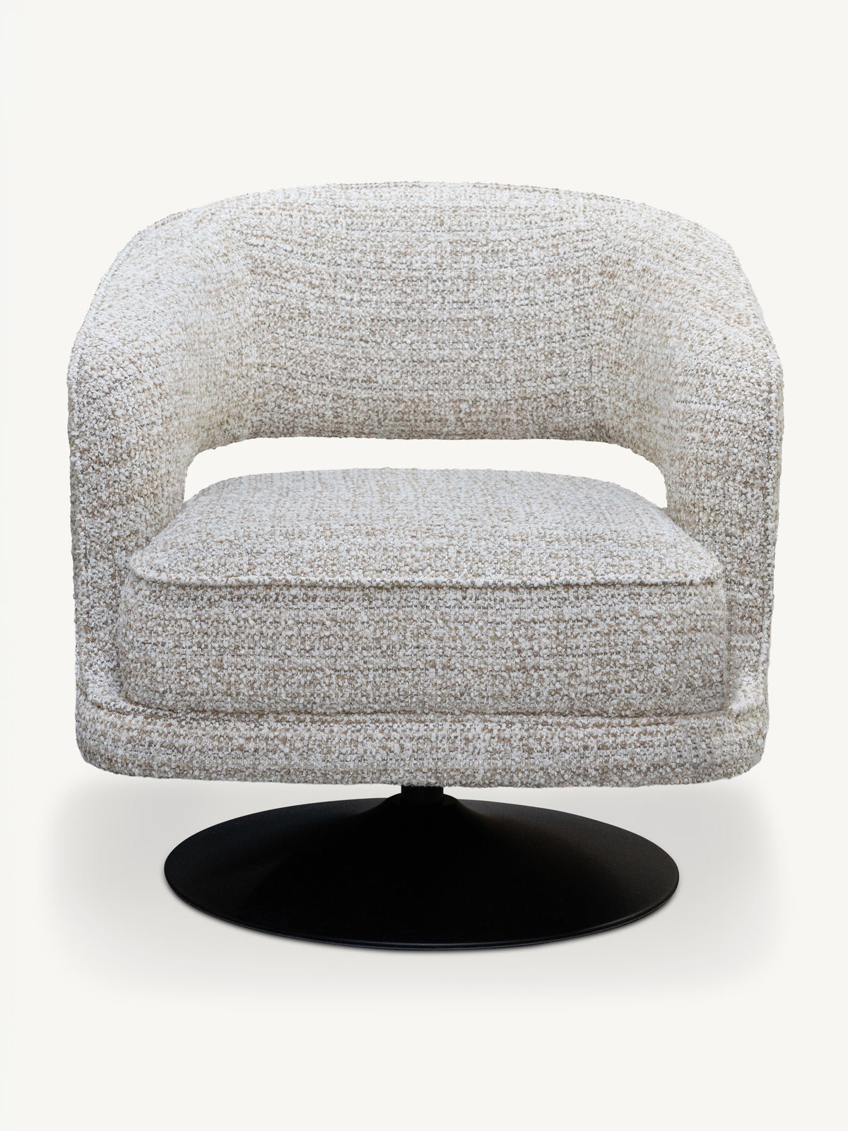 Swivel chair ASTRID 78x77x78cm sandy taupe