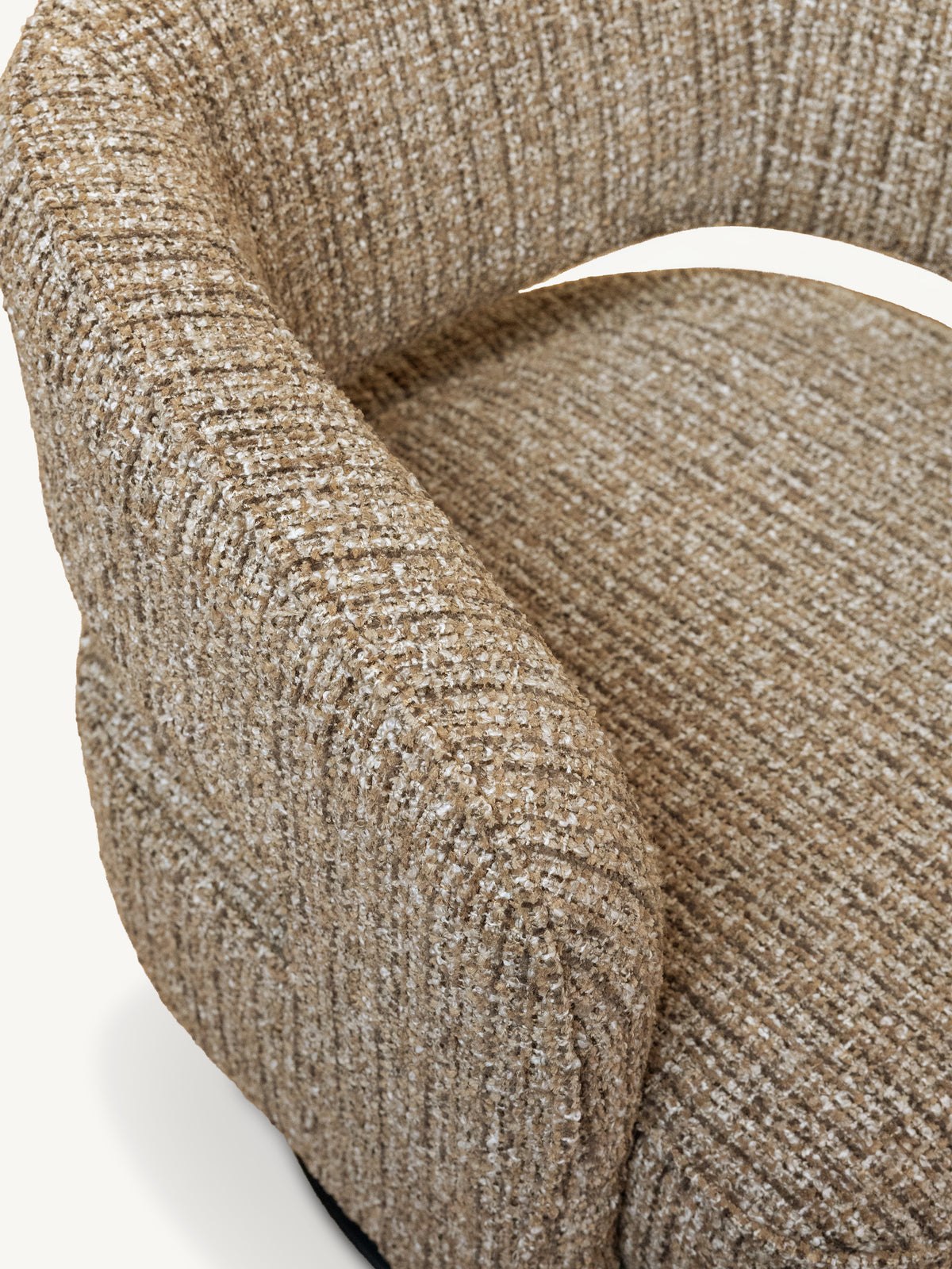 Swivel chair ASTRID 78x77x78cm grey