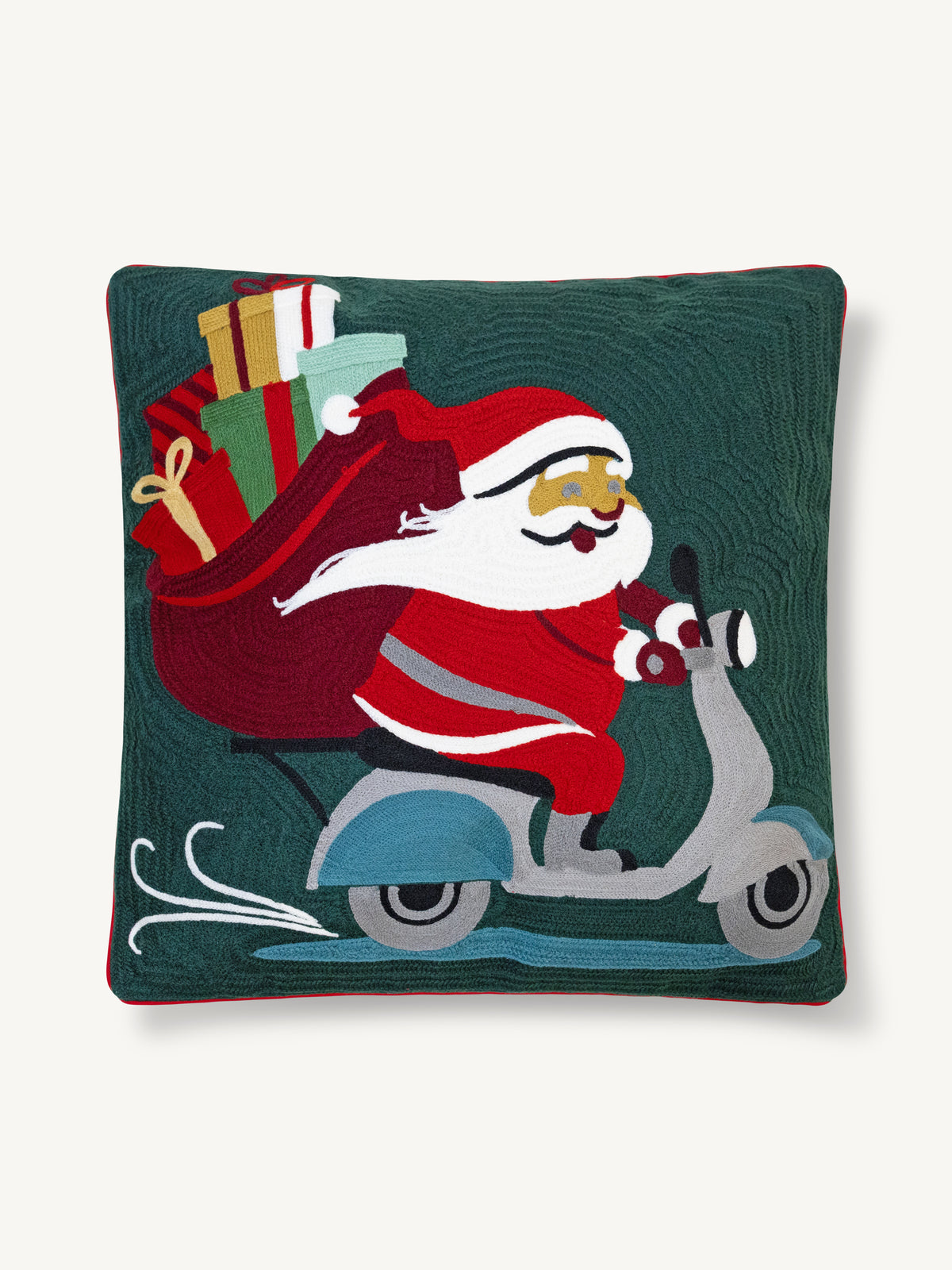 Cushion x-mas BLISSMAS gifts 50x50cm green