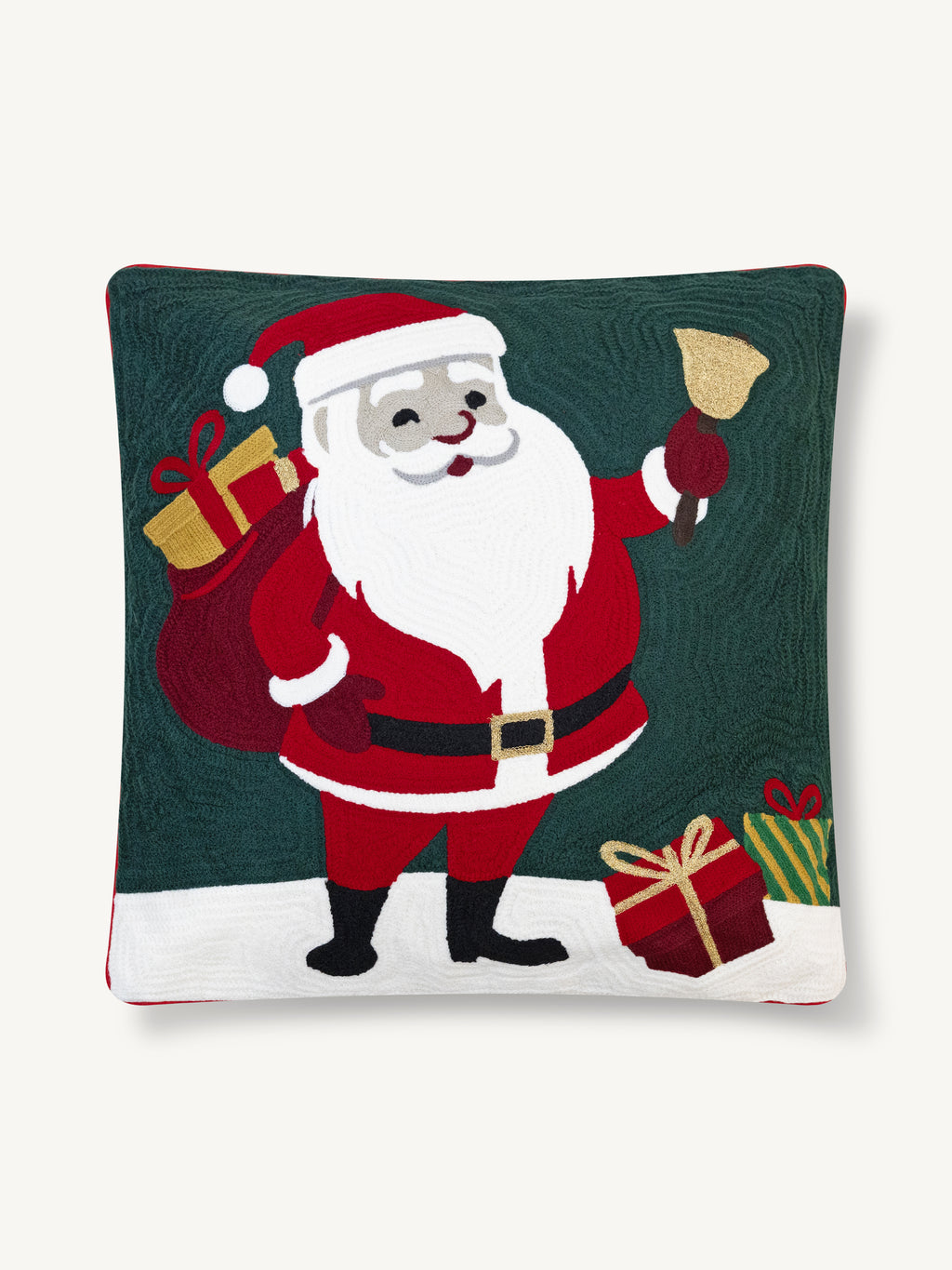 Cushion x-mas BLISSMAS bell 50x50cm green