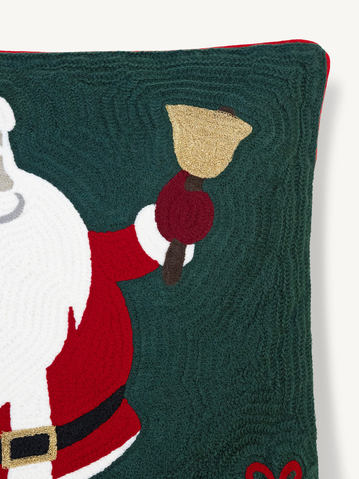 Cushion x-mas BLISSMAS bell 50x50cm green