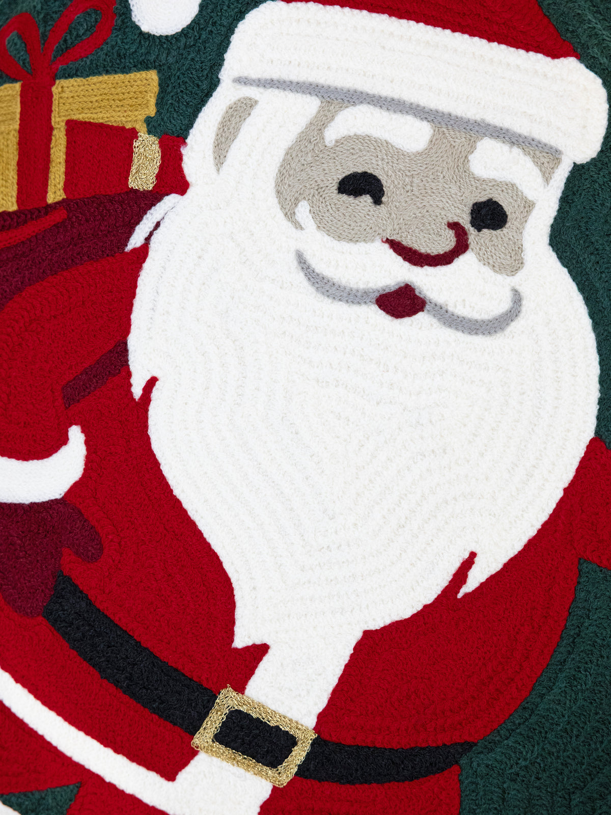 Cushion x-mas BLISSMAS bell 50x50cm green