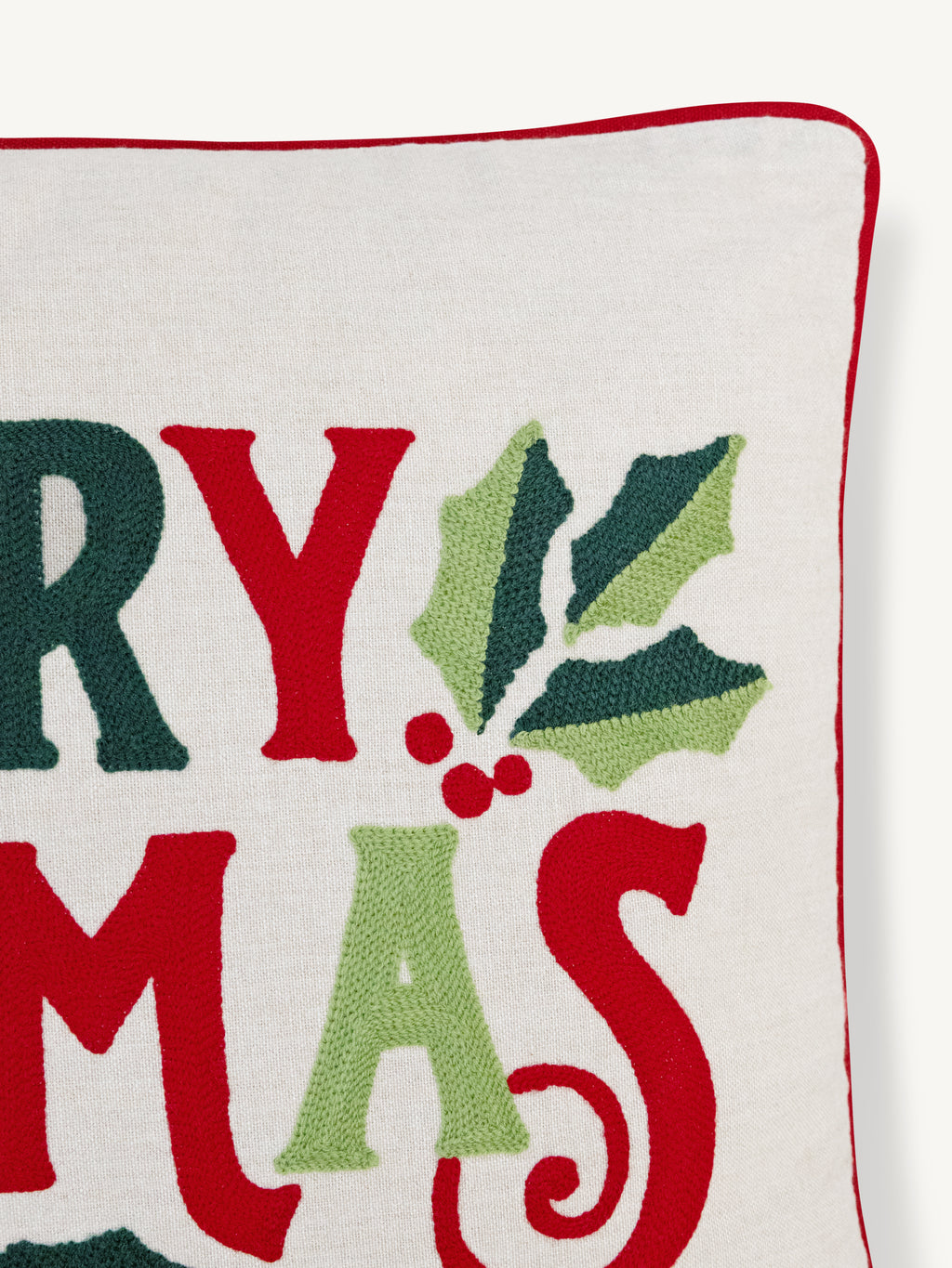 Cushion x-mas BLISSMAS 40x60cm cream