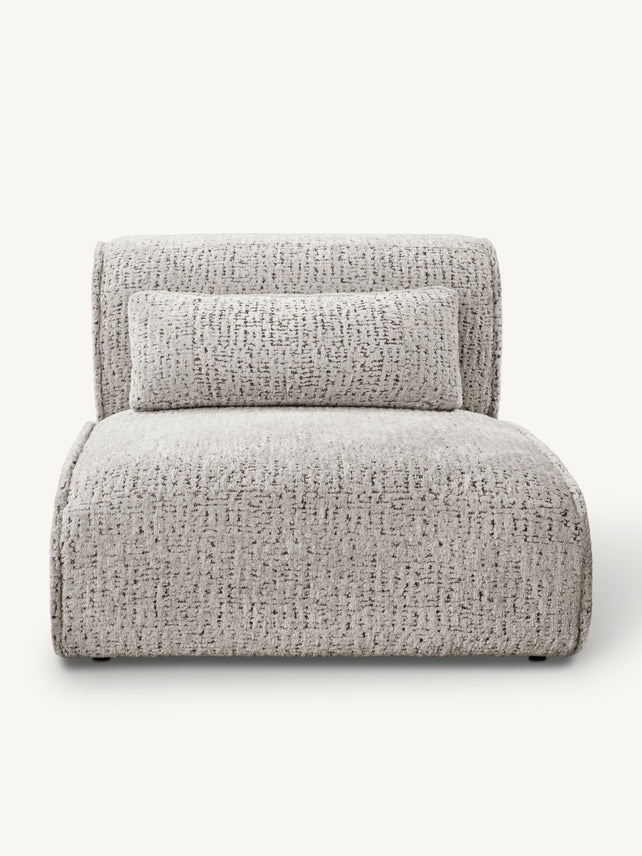 Sofa MAYFAIR section 1-M 100x117x75cm soft taupe