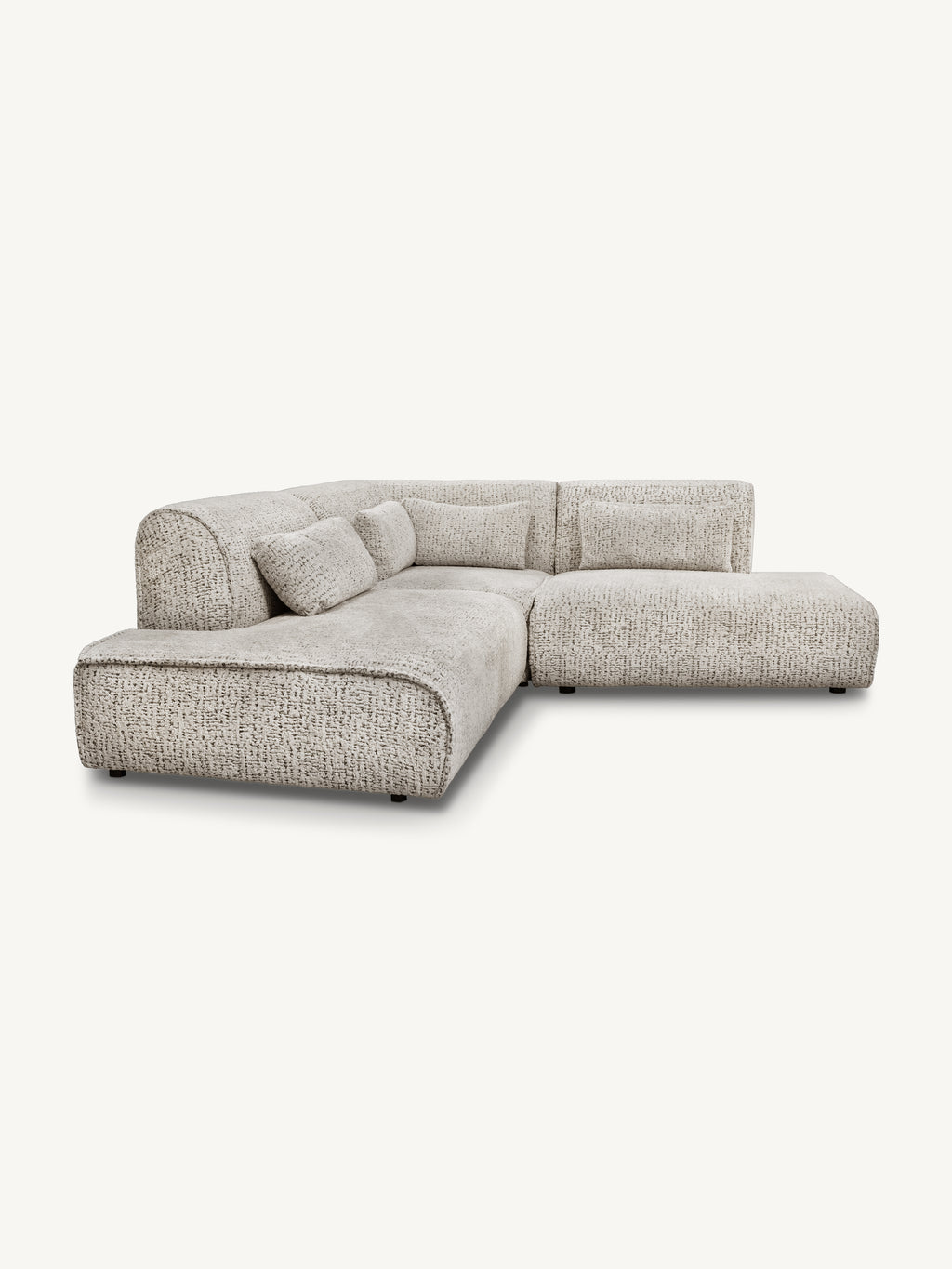 Sofa MAYFAIR section ARM left 124x117x75cm soft taupe
