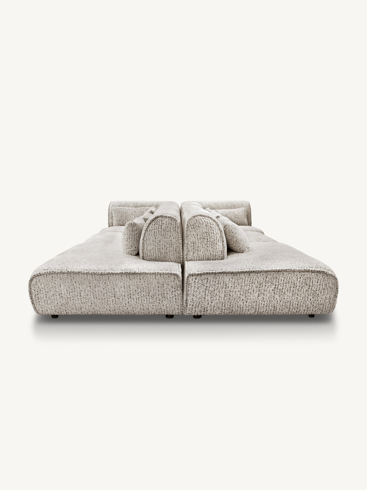 Sofa MAYFAIR section ARM left 124x117x75cm soft taupe