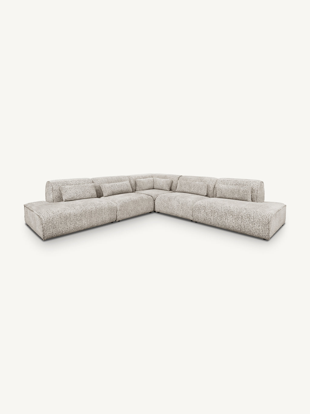 Sofa MAYFAIR section ARM right 124x117x75cm soft taupe