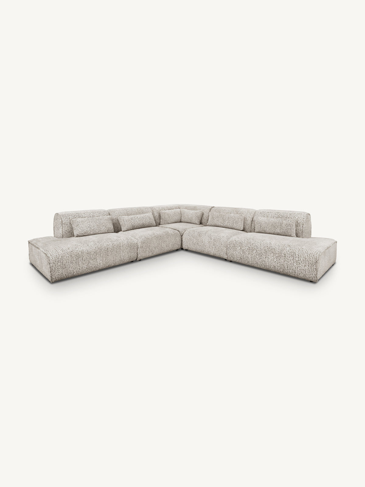 Sofa MAYFAIR section ARM right 124x117x75cm soft taupe