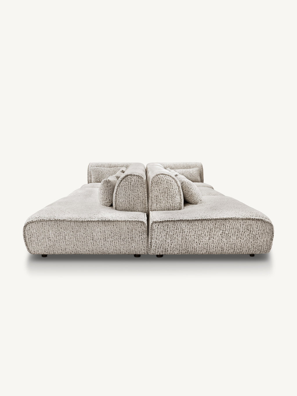 Sofa MAYFAIR section ARM right 124x117x75cm soft taupe