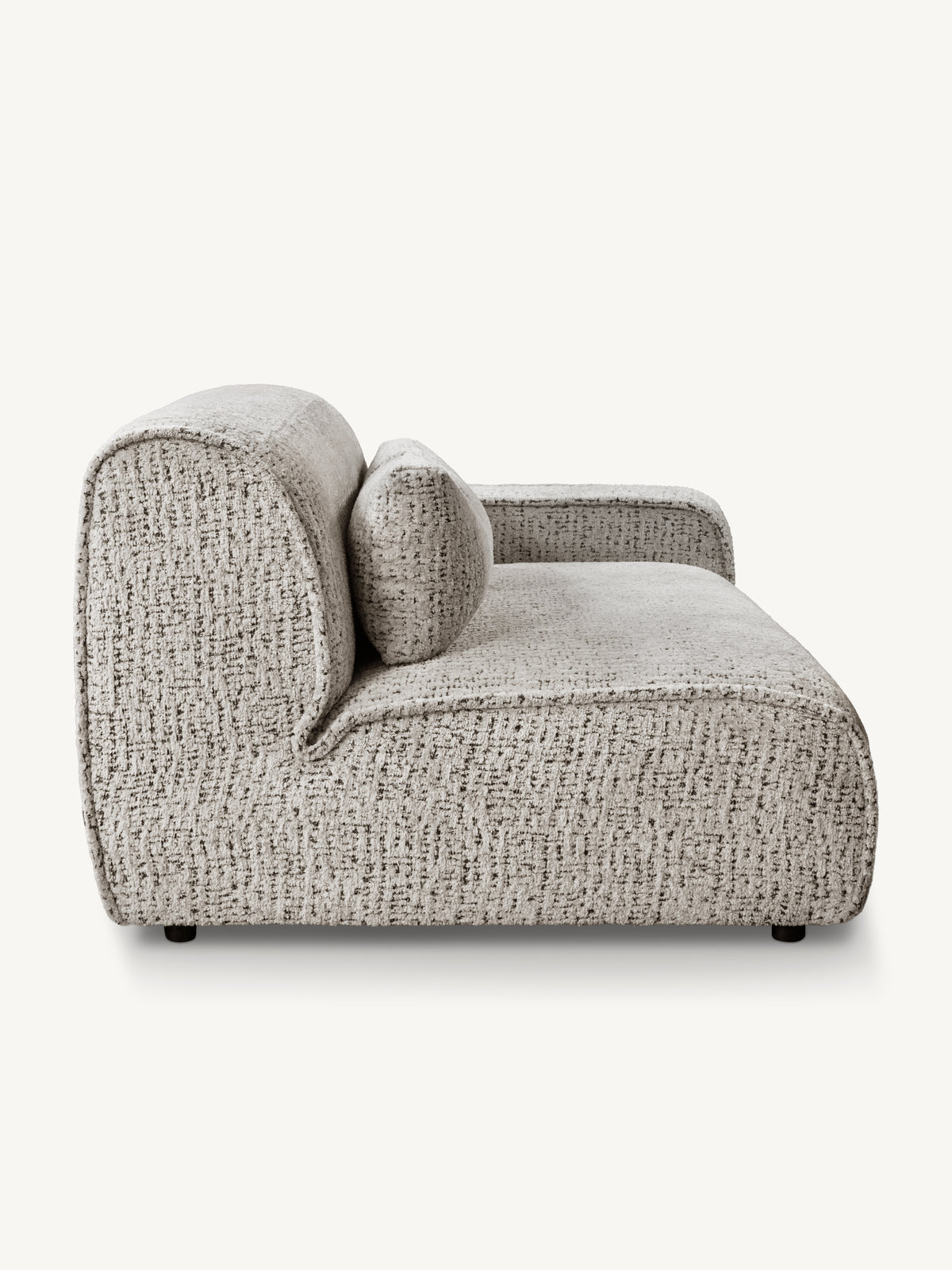 Sofa MAYFAIR section 1,5-P right 146x117x75cm soft taupe