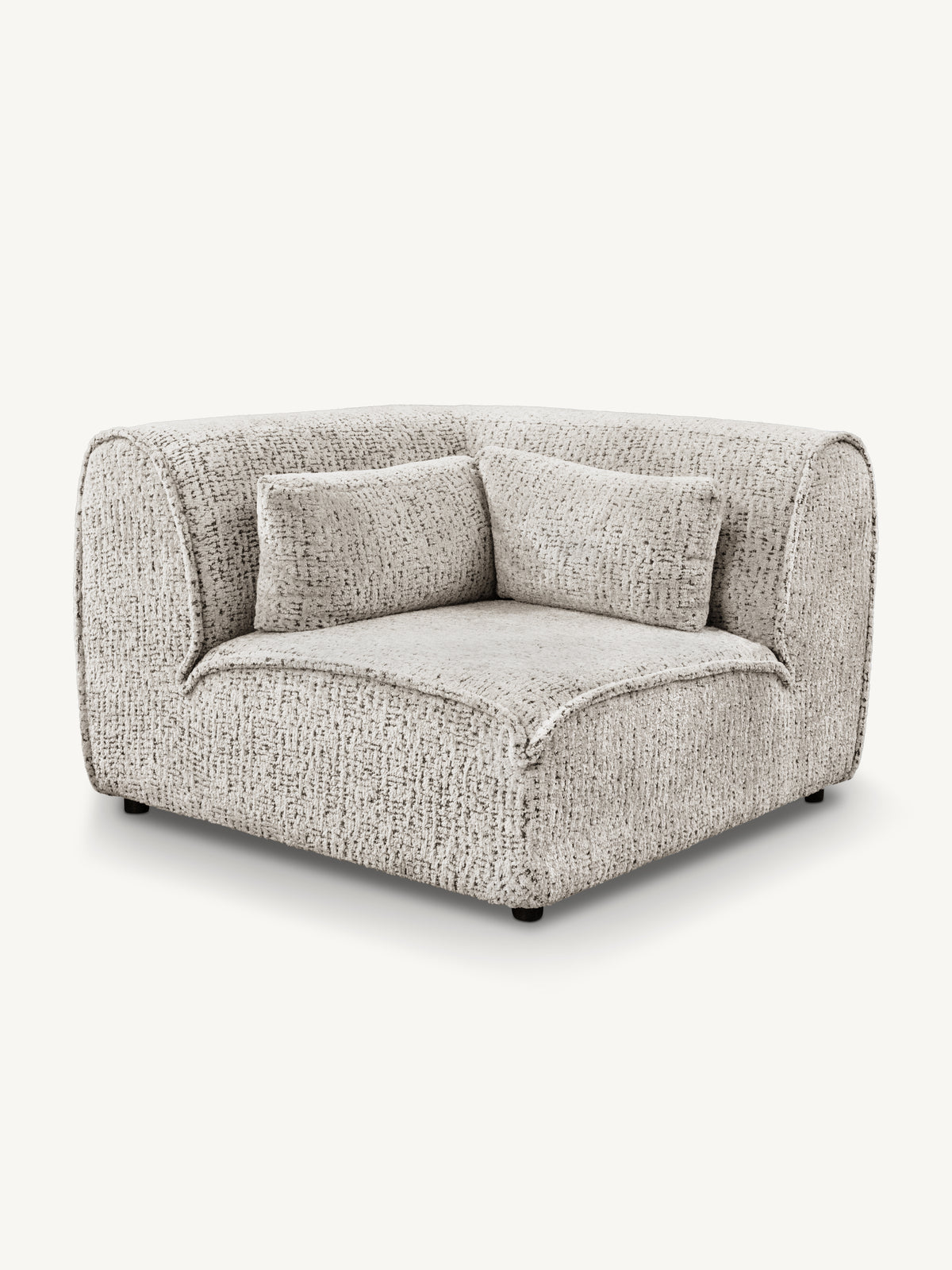 Sofa MAYFAIR section COR 117x117x75cm soft taupe