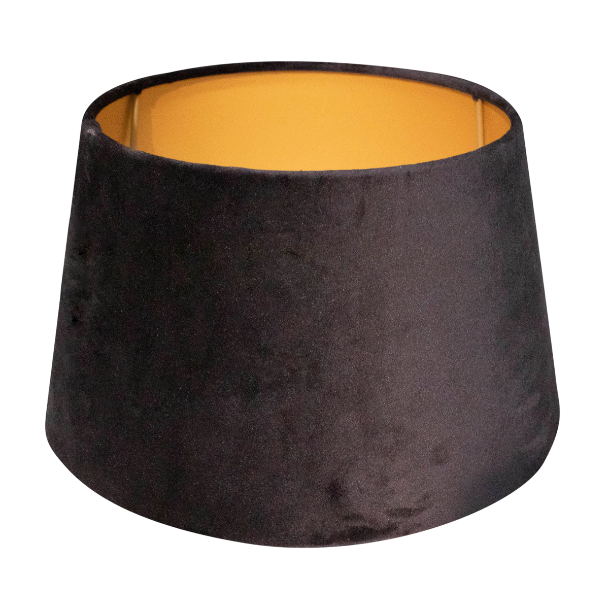 Shade half high black on gold 35x30x18