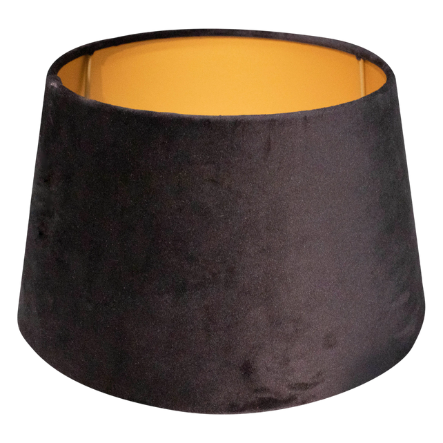 Shade half high black on gold 45x35x23
