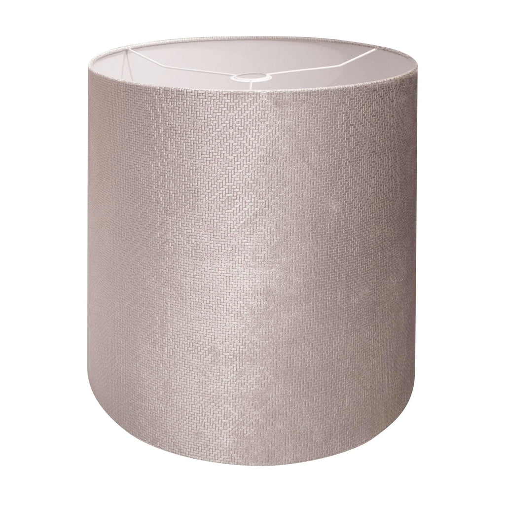 Shade cylinder beige on white 40x40x40