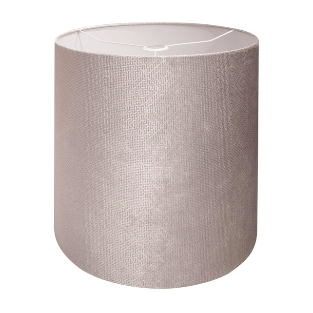 Shade cylinder beige on white 40x40x40