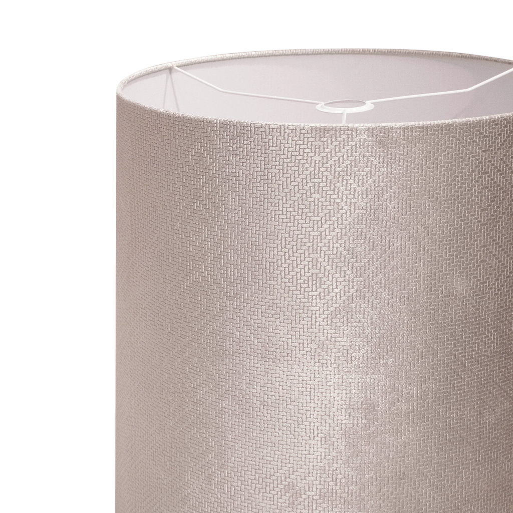 Shade cylinder beige on white 40x40x40