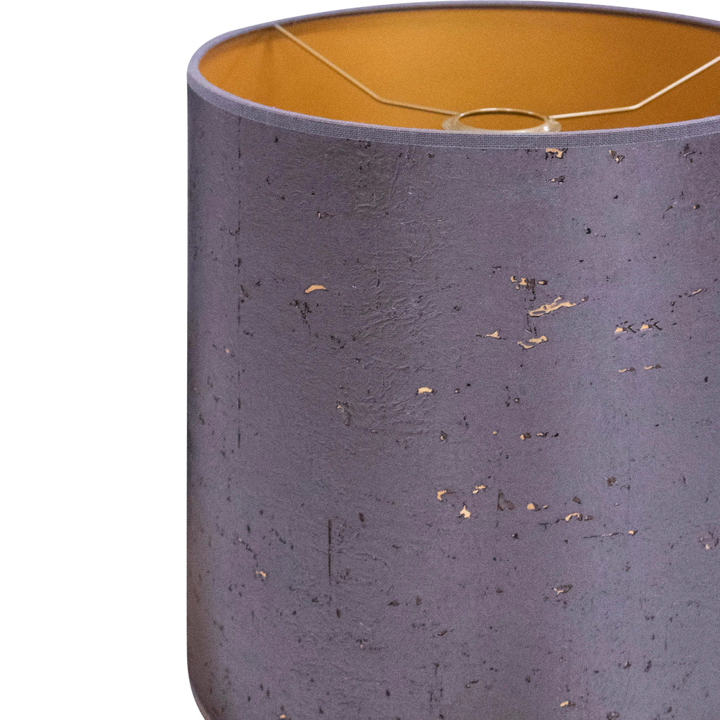 Shade cylinder on gold 45x45x43