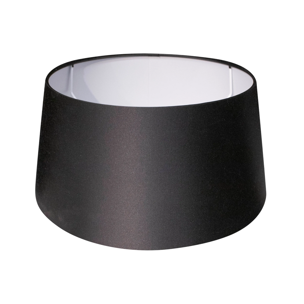 Shade half high black on white 30x25x15