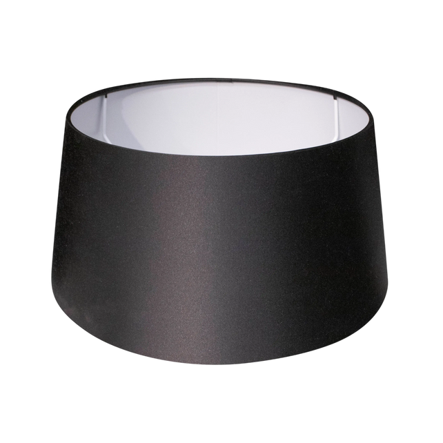 Shade half high black on white 30x25x15