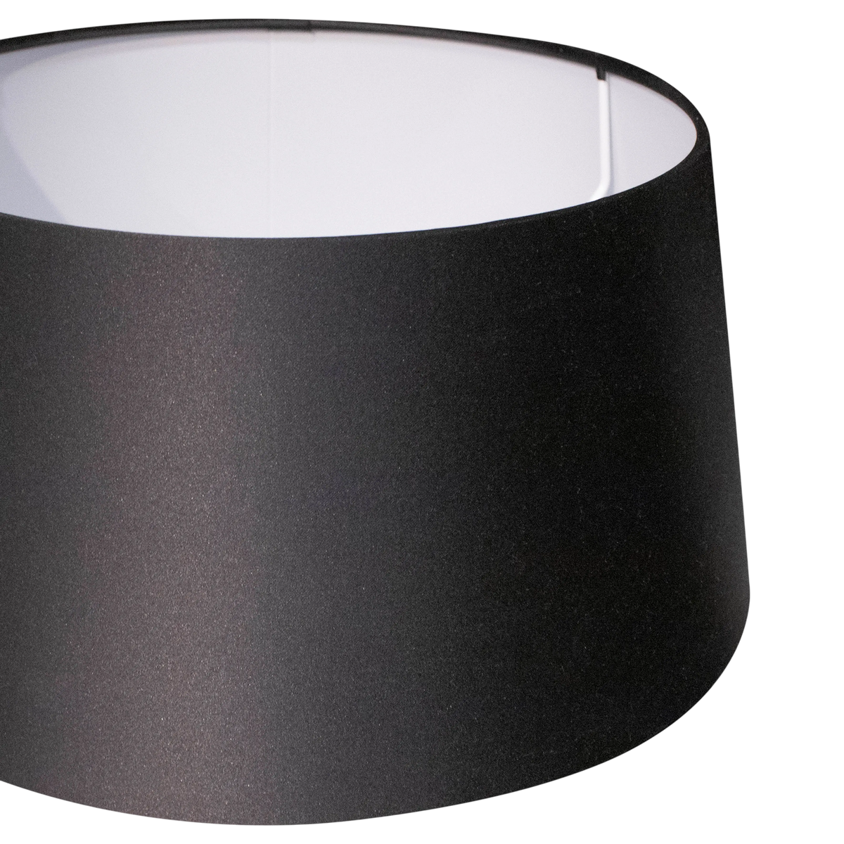 Shade half high black on white 30x25x15