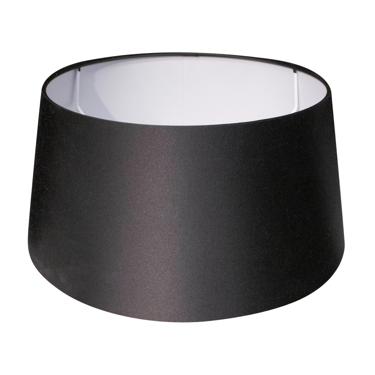 Shade half high black on white 35x30x18