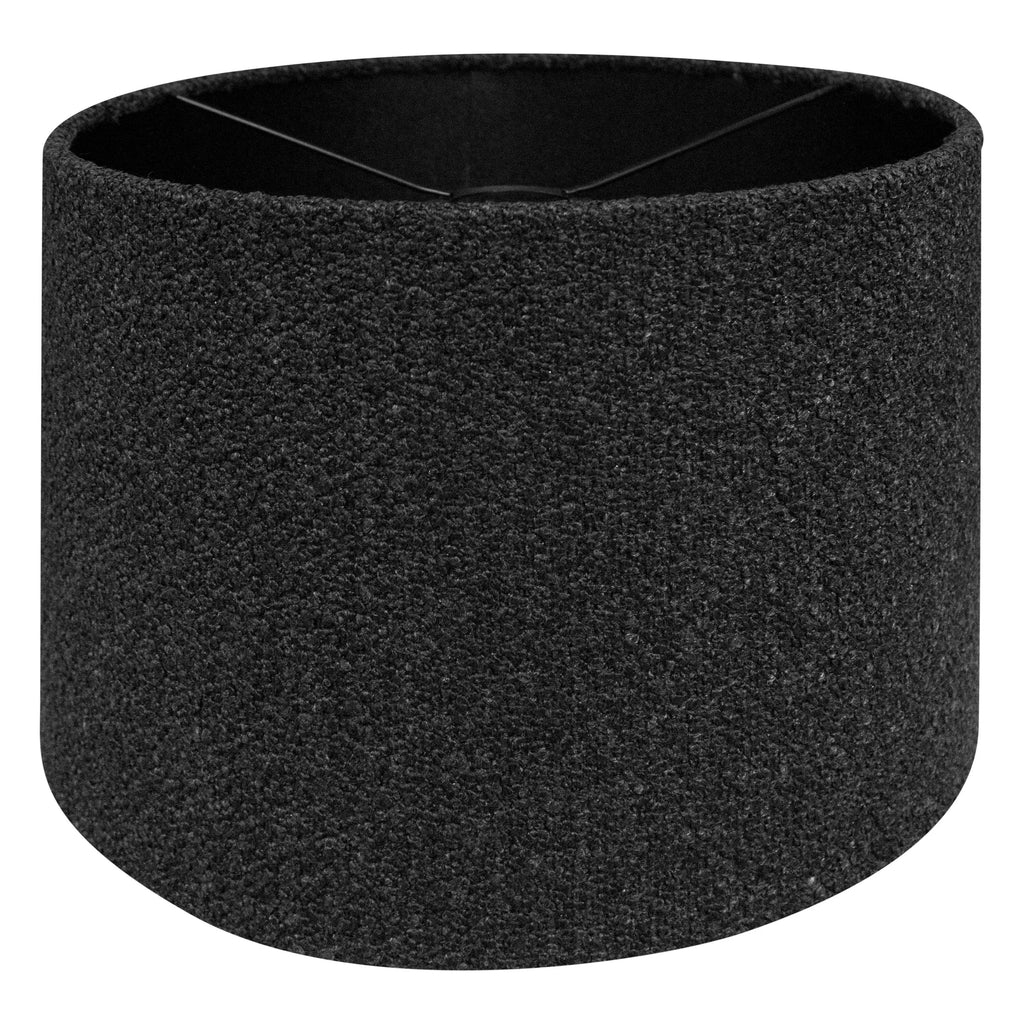 Shade cylinder Himalaya noir on black 40x40x25