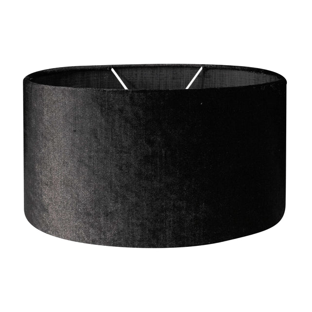 Shade cylinder oval black on transparant 45x22x22